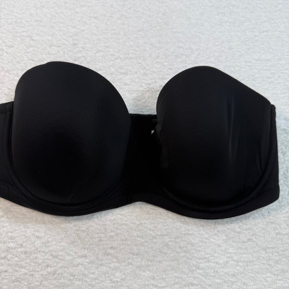 wacoal womens black strapless bra 854199 size 36dd